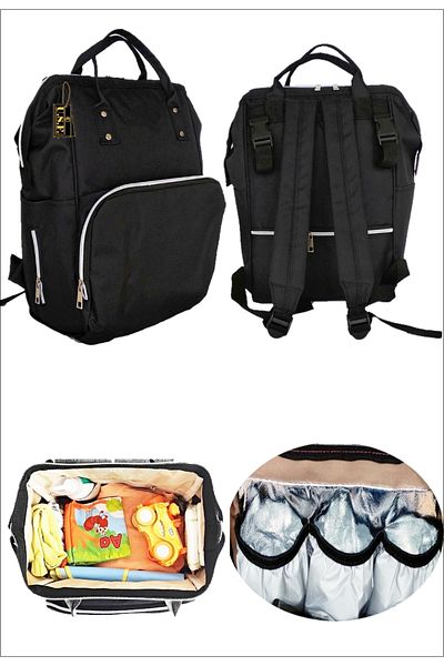 USF Baby Care Bag Mother Baby Care Backpack - Black