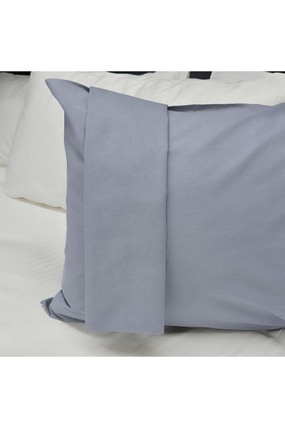 CzyLife Smoke Gray Cotton 2-Piece Pillow Case - 50x70