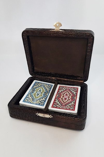 Onay Store Elit Oyun Kağıdı Kutulu Lüks Oyun Kartı - Poker Briç Iskambil Oyun Kartı 2 Deste- Poker Kağıdı