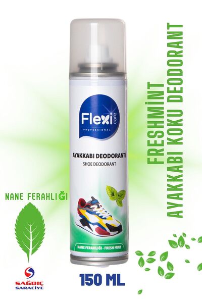 FLEXİCARE Fresh Mint Ayakkabı Deodorantı Koku Önleyici Sprey 150 Ml