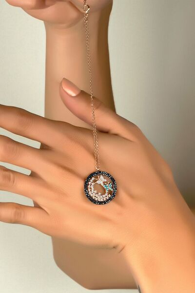 Else Silver Kelebek Yuvası Gümüş Kolye