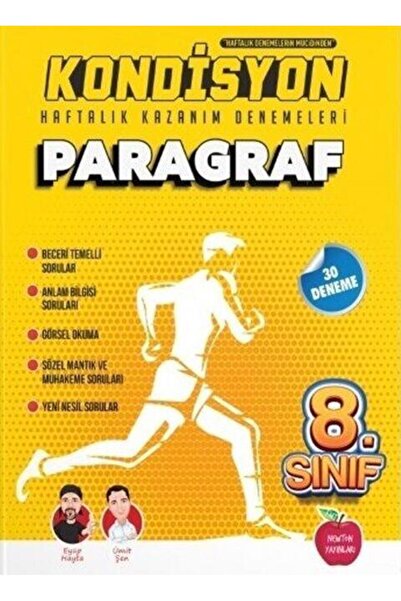 İndeks Akademi Yayıncılık 8. Sınıf Paragraf Kondisyon Haftalık Kazanım Deneme...