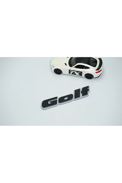 DK Tuning Portbagaj Volkswagen Golf MK2 MK3 - Gri negru scris logo, compatibil