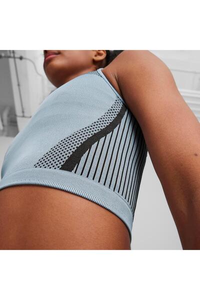 Puma Dare To Crop Top Turquoise Surf