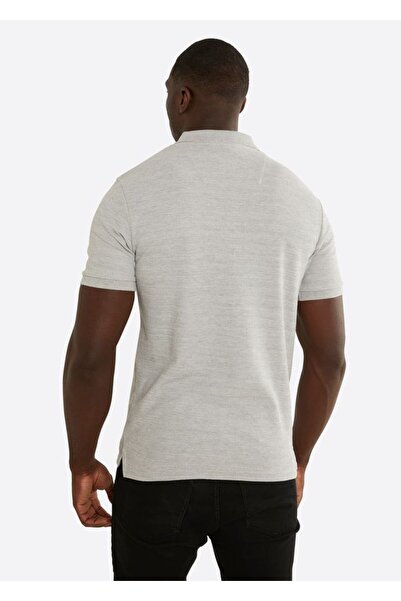 Nautica Gray Men's Polo Neck T-Shirt N1G00679