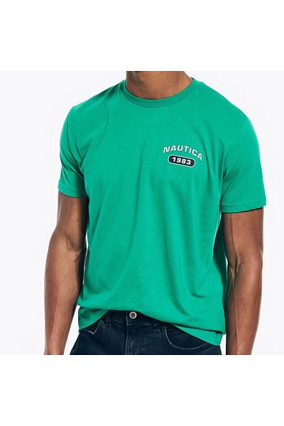 Nautica Men's Green T-Shirt VR3514
