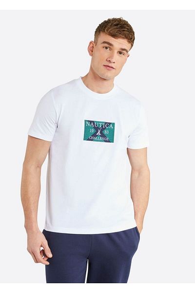 Nautica Men's White T-Shirt - N1M01713