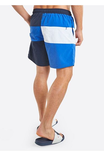Nautica شورت سباحة كوبالت أزرق للرجال - N1M01616
