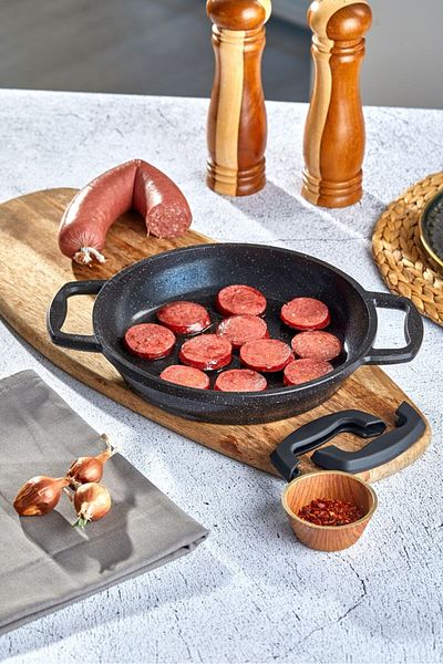 Taç Gravita Cast Iron Sauna 20 Cm Black Tac-3639