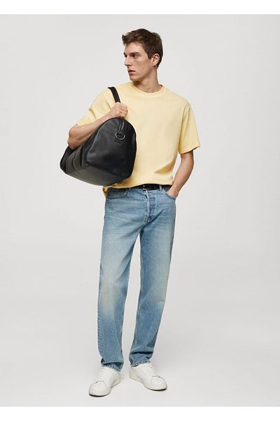 MANGO Man Μπλουζάκι 100% βαμβακερό Relaxed Fit