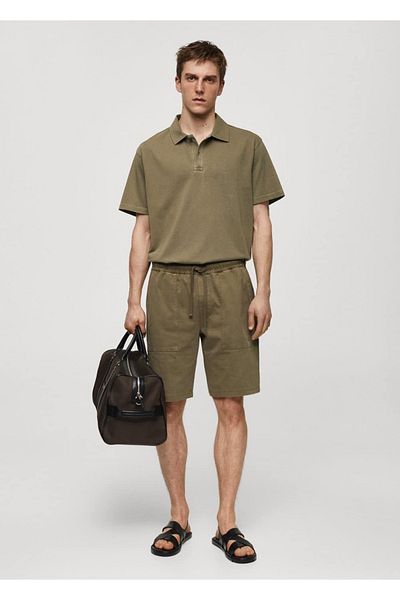 MANGO Man Bequem geschnittenes Poloshirt aus 100 % Baumwolle