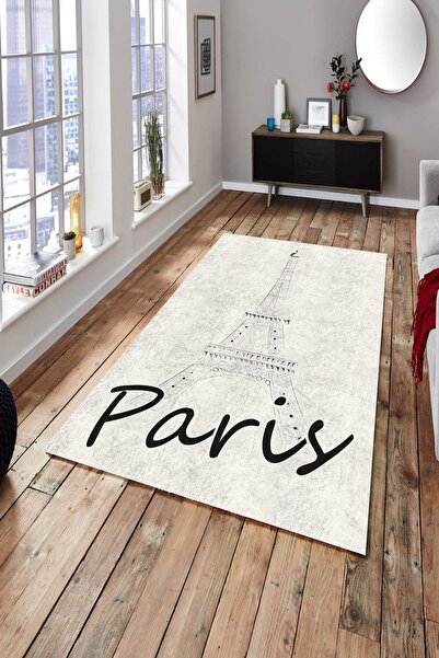 CAPPİO HALI Paris Eyfel Kulesi Halı (Makinada Yıkanılabilir) - CP189