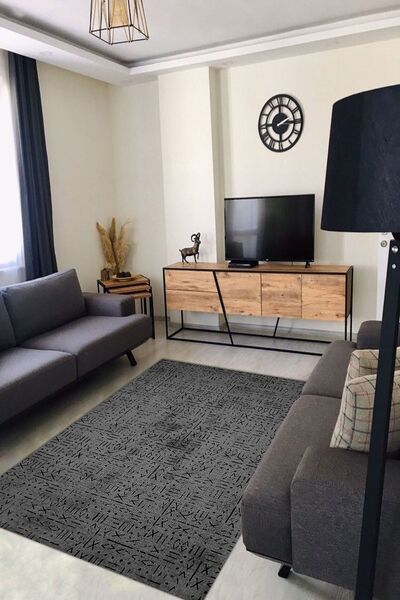 CAPPİO HALI Dijital Baskılı Makinada yıkanabilir Salon Halısı Mutfak Halısı Y...