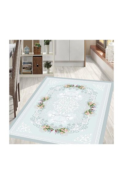 CAPPİO HALI Dijital Baskı Çiçek Desenli Klasik Halı