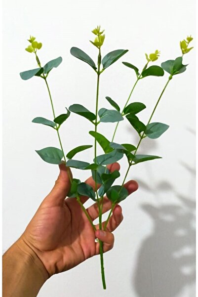 DDPEST Dekoratif Okaliptus Tek Dal 35 Cm Yapay Çiçek-ls