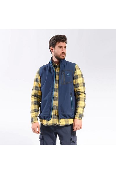 BERG Men's Vest Assam - Navy Blue