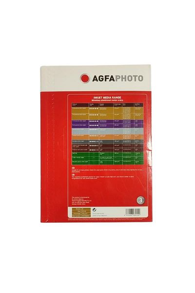 Agfa High Glossy Photo Paper - 210X297 A4, 270Gr, 20 Pcs