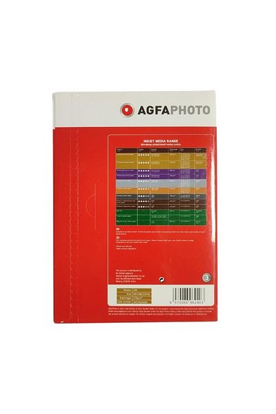 Agfa Photo Paper High Glossy 15X21(A5) 270Gr (100 Pcs)