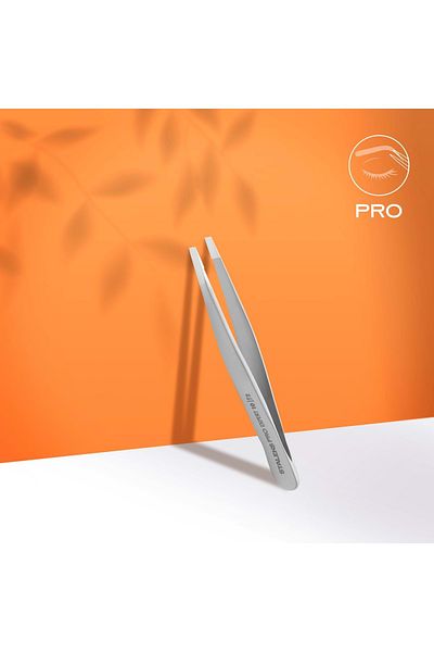 STALEKS Expert 10 Tweezers for Eyebrows (Narrow Straight Edges) Te-10-2