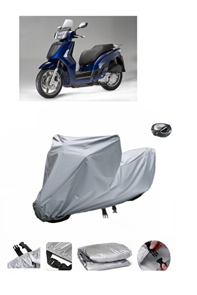 BODYGARD Kymco People 250 - مشمع دراجة نارية سميك للغاية ومتوافق مع حقيبة الظهر