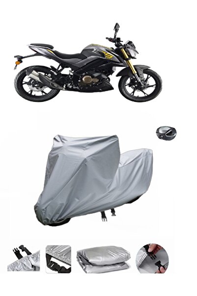 BODYGARD QJ SRK 125 S - مشمع دراجة نارية سميك للغاية وحقيبة خلفية
