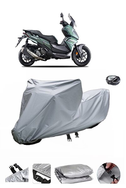 BODYGARD Defender Maxi ADV - مشمع دراجة نارية سميك للغاية وحقيبة خلفية
