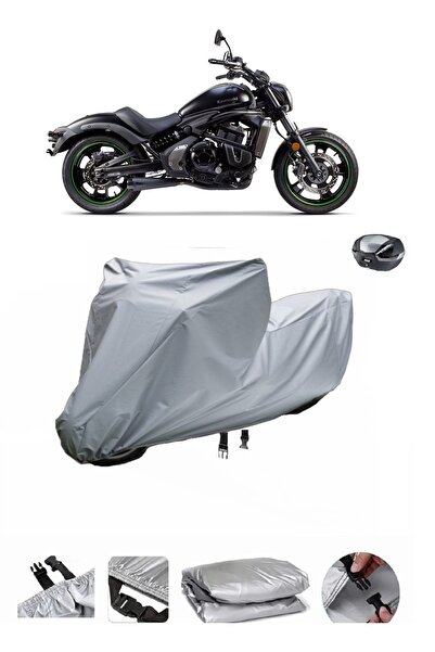 BODYGARD Kawasaki Vulcan S - مشمع دراجة نارية سميك للغاية وحقيبة خلفية