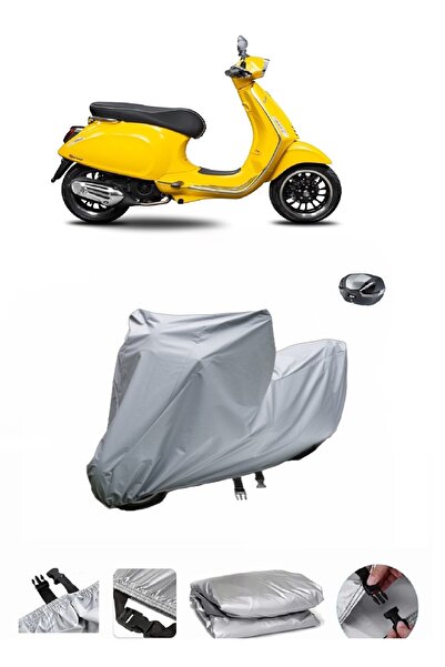 BODYGARD Vespa Sprint 150 - مشمع دراجة نارية سميك للغاية وحقيبة خلفية مناسبة