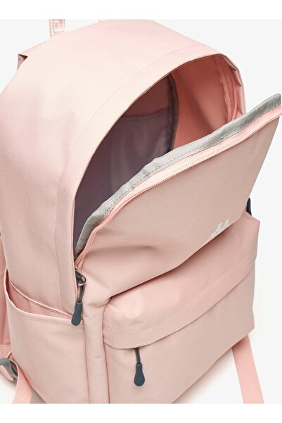 Kappa Logo Detail Backpack with Adjustable Shoulder Straps - W 15 x H 41.5 x D 28.5 cm