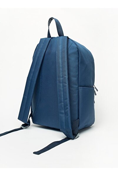 Kappa Logo Detail Backpack with Adjustable Shoulder Straps - W 15 x H 41.5 x D 28.5 cm