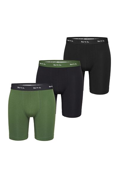 Phil & Co. Berlin Lange Boxershorts aus Jersey im Retro-Stil