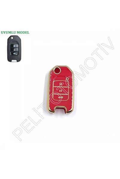PELİTOTOMOTİV Husa pentru chei Honda Civic Fc5 Crv Hrv Superlux Red