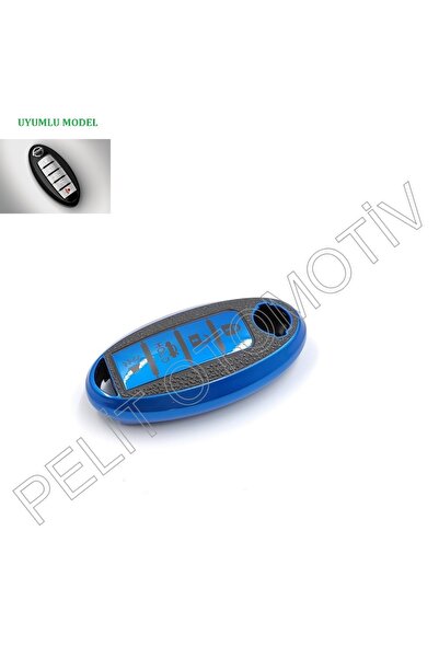 PELİTOTOMOTİV Husa pentru chei Nissan Xtrail Qashqai Superlux 4 chei albastru