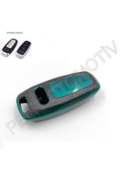 PELİTOTOMOTİV Husă pentru chei Audi Q5 Q8 S5 S7 D5 E Tron Sustalı Superlux verde