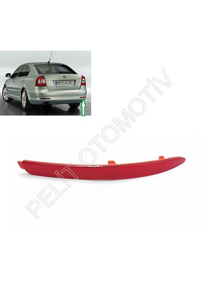PELİTOTOMOTİV Octavia Rear Bumper Reflector Right 1z0945106 (2004-2013)