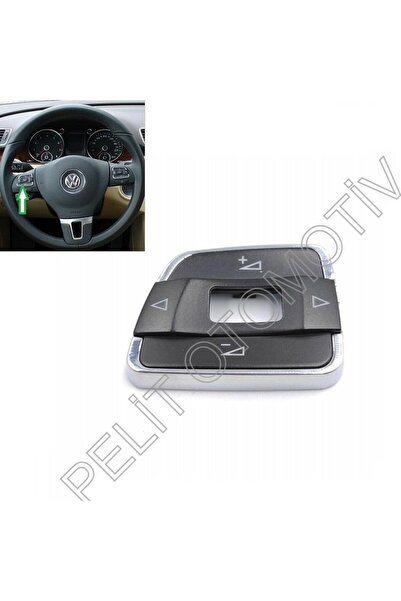 PELİTOTOMOTİV Volkswagen CC Direksiyon Ses Açma Kapama Tuşu (2009-2017) 3C899...