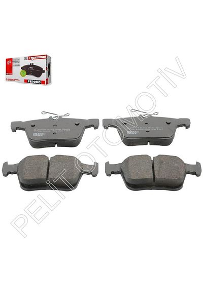 PELİTOTOMOTİV Skoda Karoq Rear Pad Ferado 5Q0698451AD (2018-2022)