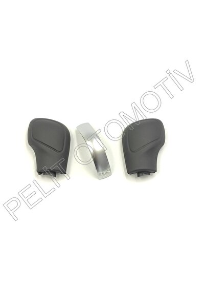 PELİTOTOMOTİV Passat B8 Dsg Automatic Gear Shift Knob Side Covers And Nickel Plated Black