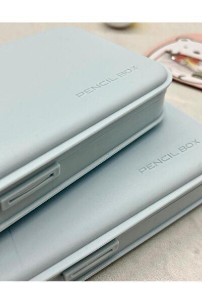 Kağıt Gemi Dükkan Sert Kapaklı Mavi Kalem Kutu / Çanta / Pencil Box / Düzenleyici