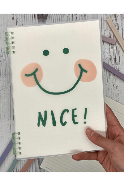 Kağıt Gemi Dükkan Sevimli Nice Desenli Spiralli Binder B5 Defter / Scrapbook /Notebook/Bullet Journal