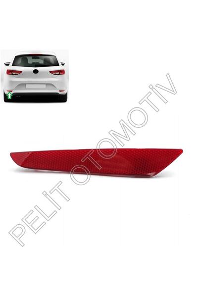 PELİTOTOMOTİV عاكس المصد الخلفي لسيارة سيات ليون يسار 5F0945105F (2013-2016)