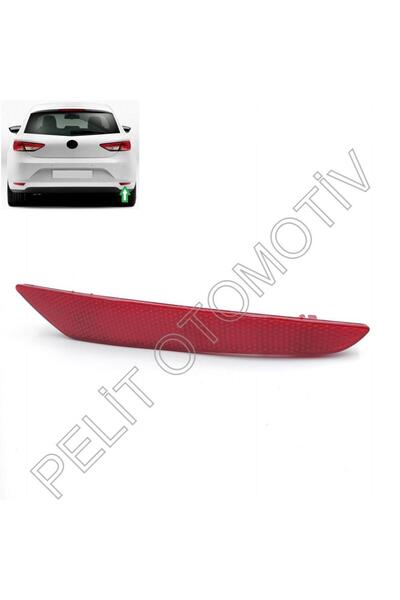 PELİTOTOMOTİV عاكس المصد الخلفي لسيارة سيات ليون يمين 5F0945106F (2013-2016)