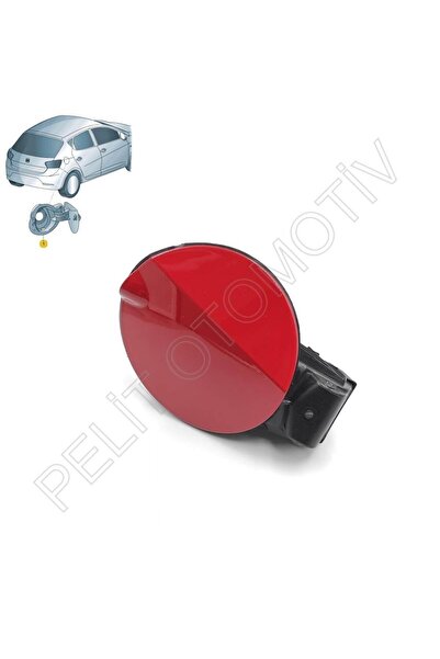 PELİTOTOMOTİV Seat Ibiza Yakıt Depo Kapağı Dış 6J4809905F Kırmızı (2009-2017)