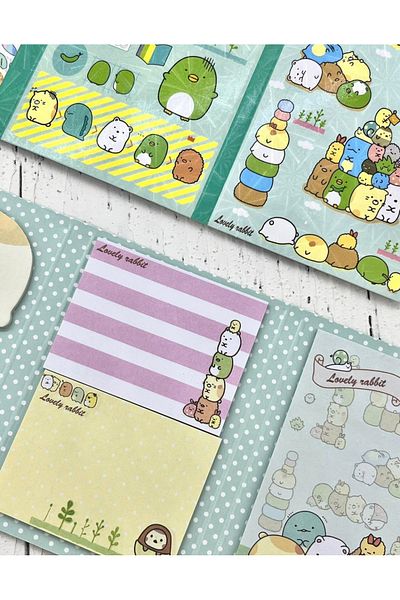 Kağıt Gemi Dükkan Cute Sumikko Book Themed Post-it / Sticky Note / Index