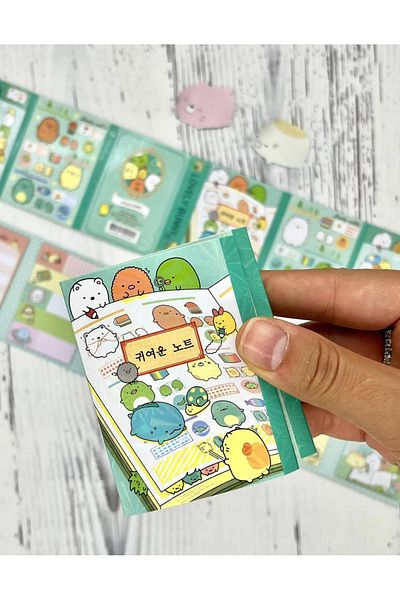 Kağıt Gemi Dükkan Cute Sumikko Book Themed Post-it / Sticky Note / Index