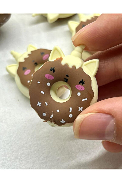 Kağıt Gemi Dükkan Goma de șters Kawaii Donut maro