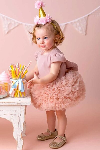 Modaviki فستان السلمون بالون - MDVK124