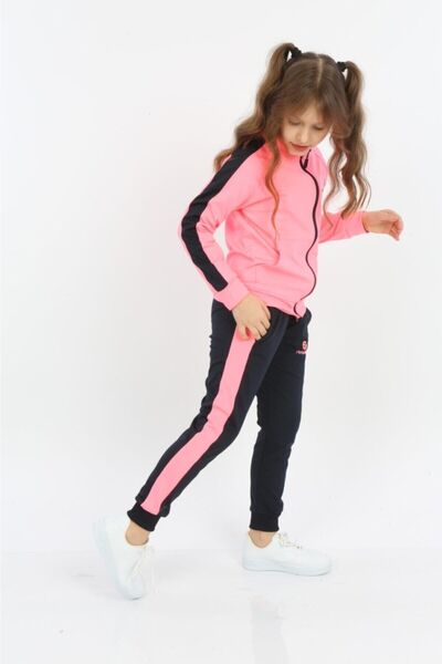 RUN LİFE Children's Tracksuit Set Diver Fabric