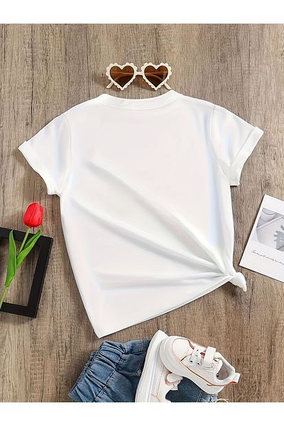 Let's Wear Κοριτσίστικο μπλουζάκι Basic με φερμουάρ