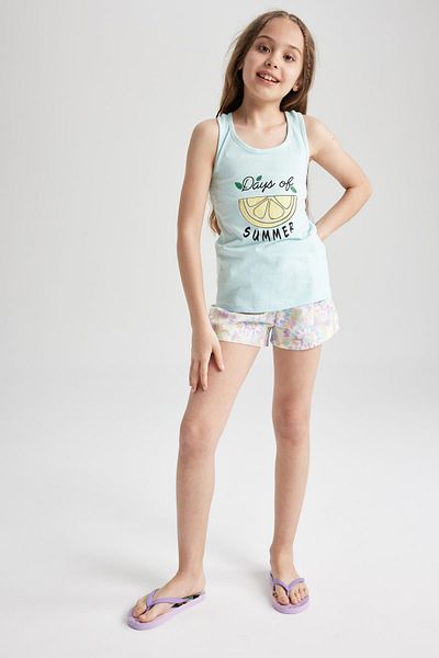 DeFacto Gemusterte Badeshorts für Mädchen Z5821a623hs